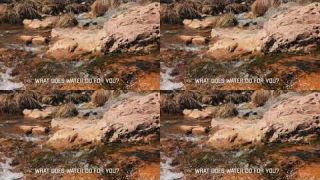 Water something we all need down to the molecular level. It is clear